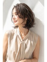 アッシュ 学芸大学店(Ash)&nbsp;ミディアムボブ/大人女性/グレージュ/髪質改善/白髪ぼかし