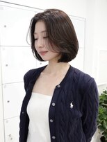 オニキス(ONYX)&nbsp;透明感モカブラウン韓国レイヤーカット