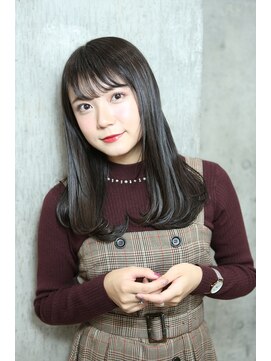 サロンドミルク 原宿(salon de MiLK) 【salon de MiLK 原宿】ツヤ感×ワンカール×うすめバング