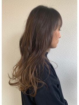 グリー ヘアープロデュース(Gree hair produce) 【Gree小川真由美】グラデーションカラー*グレージュ*ロング