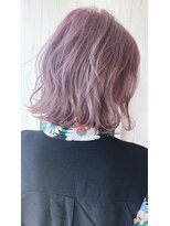 ピクチャー(PICTURE)&nbsp;シアーピンク／ブリーチ／ボブ／ダブルカラー／リタッチ