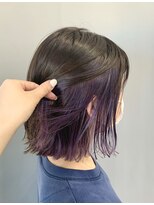 アッド(hair salon add.) 【岡山市　add.】インナーパープル