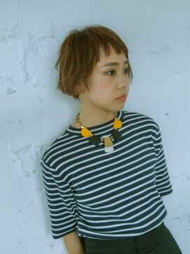 イコール バイ プロデュース 町田駅前店(equal by Produce) 個性派外ハネショートボブ