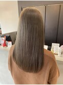 透明感ミルクティーグレージュ