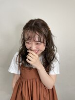 ヘアーズ ボウ トータルビューティー(hair's BEAU total beauty)&nbsp;パーマ風コテ巻きスタイル