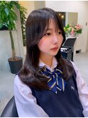 大人ガーリー 韓国ヘア くびれレイヤーカット【大宮美容室】