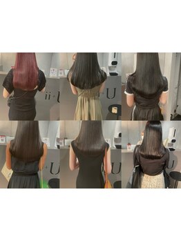 髪質改善TRで美髪へ導く♪【パサつき・絡まりが気になる方に◎】ii＋U式髪質改善TR＋カット＋艶TR