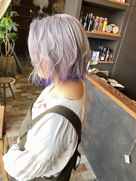 ベランダ(veranda) エンドカラーラベンダーボブ