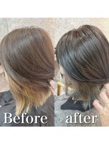 ファン 竹ノ塚店(F.U.N) 白髪ぼかし(インナーカラー)白髪キレイにマイナス10歳