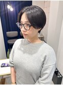 ハンサムショート/黒髪ショート/銀座/大人ショート