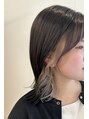 ヘアー ビジン(HAIR Bijin) ブリーチ×ベージュインナーカラー♪透ける感じ可愛いです♪