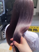 ヘアーメイクオズ(hair make O/S)&nbsp;|mizuho|ボルドーカラーワインレッド髪質改善うる艶髪