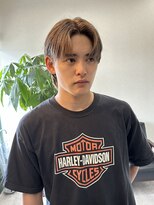 ウォルク(WOLK)&nbsp;センターパート/ハイトーン/ミルクティーベージュ