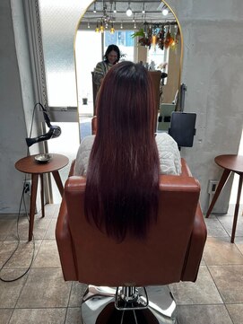 シアー 大阪梅田(SHEER.) 髪質改善カラー×ベージュブラウン【大阪梅田,中崎町美容室】