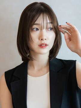 ガーデンヨコハマエスト(GARDEN YOKOHAMA est) ボブ　レイヤーボブ　ナチュラル　ショコラブラウン