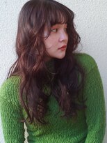 レジュアル(RESSUAL)&nbsp;アンブレラカラーこなれミディイメチェンウェーブパーマ前髪