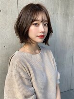 リンク(LinQ)&nbsp;大人可愛い小顔前下がりボブ×ナチュラルボブ×ミニボブ20代30代