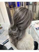 ブレンド 渋谷(BLend)&nbsp;前髪アンブレラカラーこなれミディイメチェンウェーブパーマ