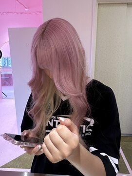 ダズリングディア(Dazzling Deer) 韓国巻き/ホワイトピンク/似合わせカット