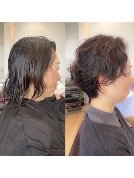 ハル(haru) くせ毛を活かしたショートヘア