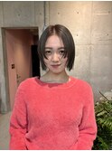 【Tsuki】Olive beige /  bob