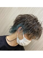 ヘアーテラスエム 奈良店(hair terrace M)&nbsp;メンズウルフインナーカラー