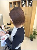 ぱつっとボブ