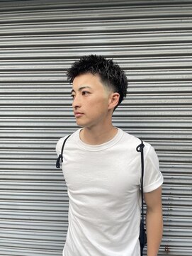 デン 仙台店(DEN) フェザーパーマ/スパイキーショート[榴岡/メンズ/理容室]