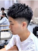 フェード　ベリーショート　刈り上げツーブロック