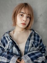 ギークス(GEEKS)&nbsp;【GEEKS渋谷】レイヤーボブ/くびれボブ/ブリーチカラー/20代30代