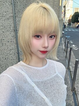 メゾンアクア 表参道(Maison ACQUA) 切りっぱなし/ボブレイヤー/韓国/くびれ/ミディアム/ハッシュ