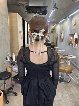 ヘアセット/お呼ばれヘア/パーティーヘア/カチモリヘア