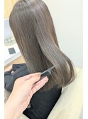 30代40代/チャコールグレー/髪質改善カラー