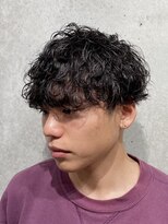 ブルニール 中崎町(BLEUNIR) 波巻きパーマ マッシュ 波巻きスパイラル ツイストスパイラル