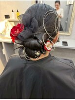 カロン トウキョウ 中野北口店(Kalon Tokyo) 卒業式 アレンジ お団子 ヘアセット