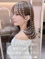 ロンド メリー 大宮(Lond merry)&nbsp;髪質改善/縮毛矯正/ミディアムレイヤーカット似合わせカット大宮