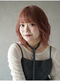 《yuzu》ワンホンレイヤーミルクティーブロンドダークブルー大宮