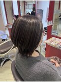 白髪ぼかしハイライト