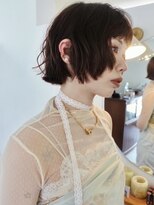 ウィットサークル(wit circle)&nbsp;ボブ　顔まわりカット　レイヤーカット