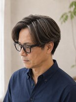 アズールサン 草加西口店(azule-sun) 40代男性!大人ナチュラル、ハイライトトショートヘア/ビジネス