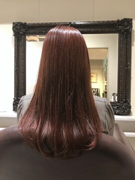 ヘアーデザイン シュシュ(hair design Chou Chou by Yone) 酸熱トリートメント/トキオインカラミ/ピンクベージュ♪