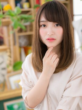 カバーヘア ブリス 上尾西口店(COVER HAIR bliss) *bliss上尾*グラデカラー＆斜めバング☆外国人風ワンカールa