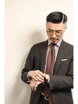 メリケンバーバーショップ フクオカ(MERICAN BARBERSHOP FUK)&nbsp;ソフトツーブロックフェザーマッシュくせ毛風パーマ7