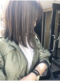 ハイライト×切りっぱなしボブ☆