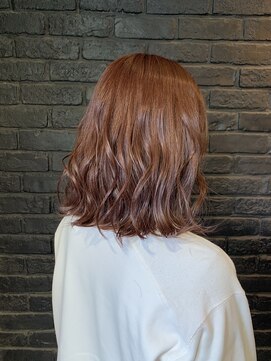 ヘア イズム 表参道(HAIR ISM) ピンクブラウンボブ