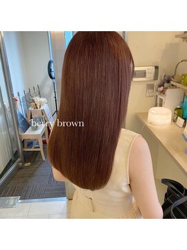 シュシュ(chouchou) ベリーブラウン/うるツヤロング/髪質改善トリートメント