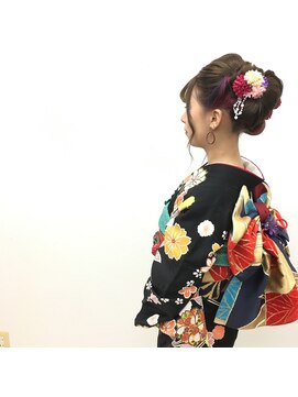 ルホート Ruhoto 成人式 振袖 ヘアセット