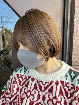 サロンドミルク 溝の口店(salon de MiLK) 20代30代40代/ボブ/ストレート/ベージュカラー［溝の口］