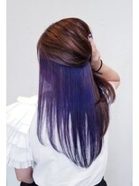 ヘアーアンドネイル ルシア(Hair&Nail Lucia)&nbsp;ディープバイオレットのインナーカラー