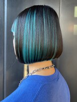 マックス フォー ヘアー(MAX FOR HAIR) 【デザインカラー】綺麗なボブ×高めインナーカラー◎